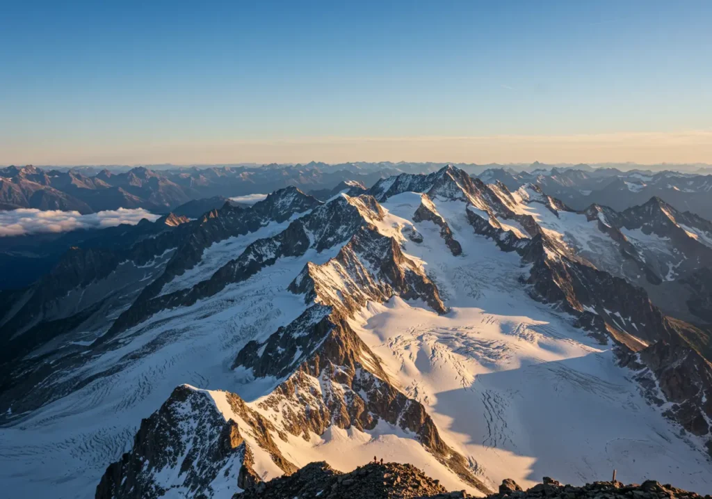 Gran Paradiso Summit Panorama