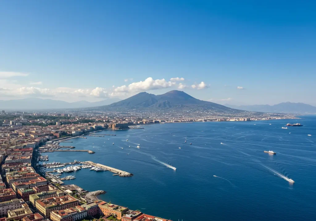 Bay of Naples with Vesuvius
