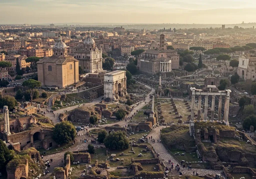 Panoramic view from Capitoline Hill
