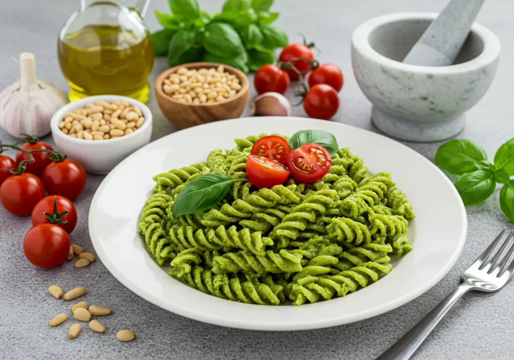 Vegan Pesto Pasta