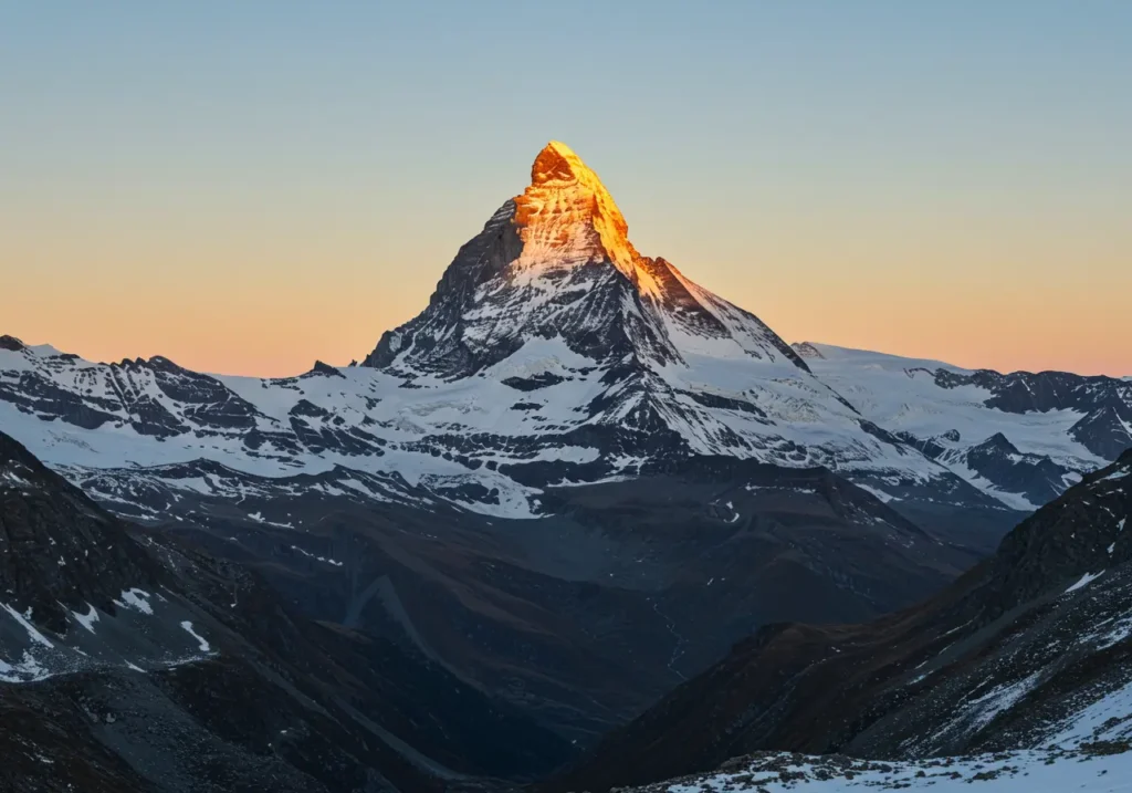 View of Matterhorn from Monte Rosa