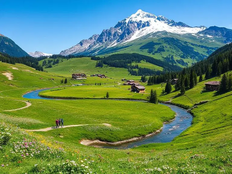The Val Ferret and Val Veny Valleys