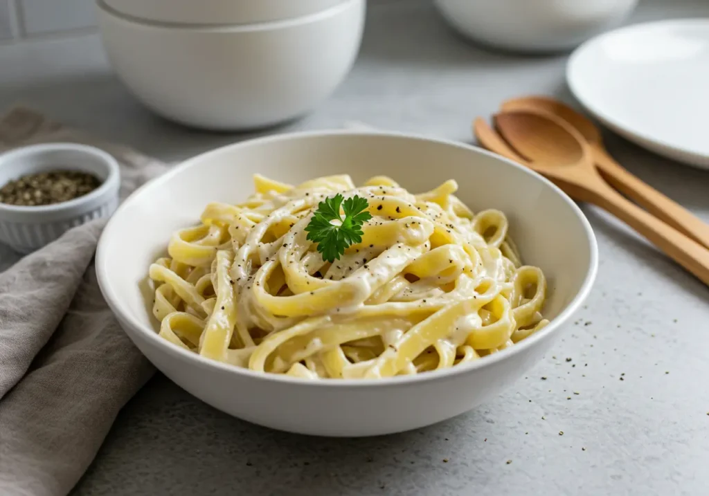 Dairy-Free Fettuccine Alfredo