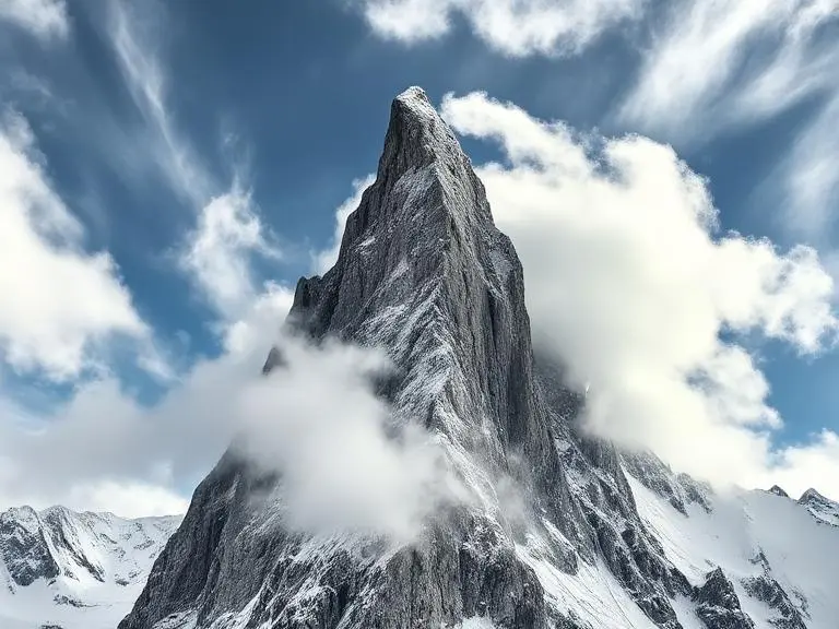 The Dent du Géant Peak