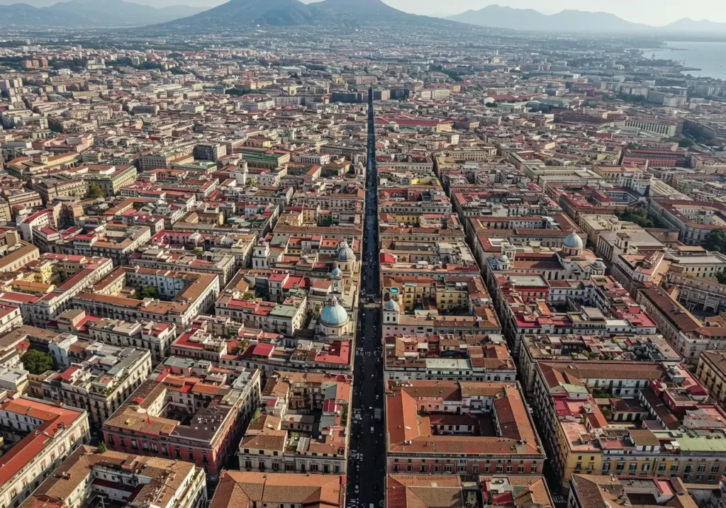 Old Naples from Above