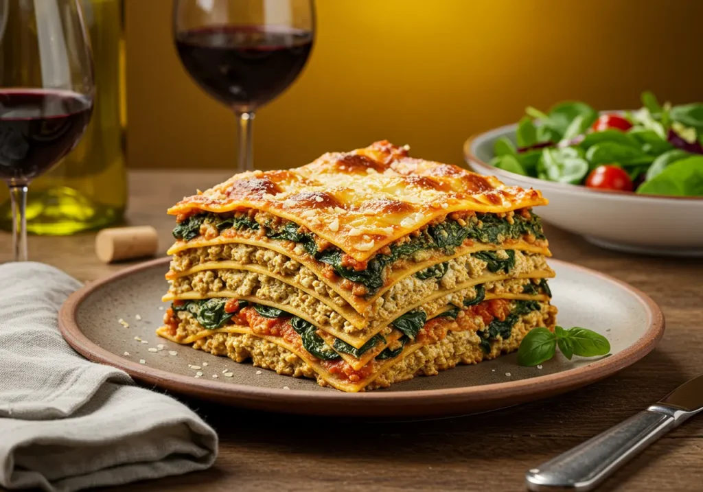 Vegan Lasagna with Tofu Ricotta