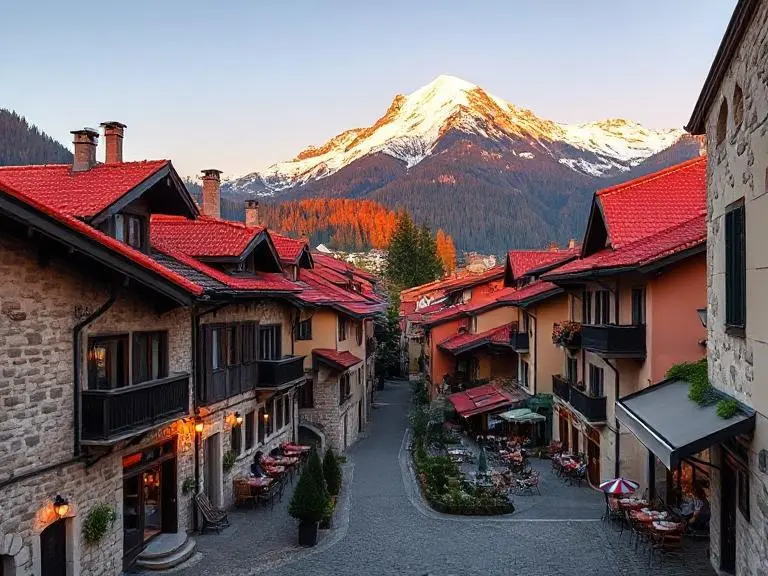 Monte Bianco from Courmayeur
