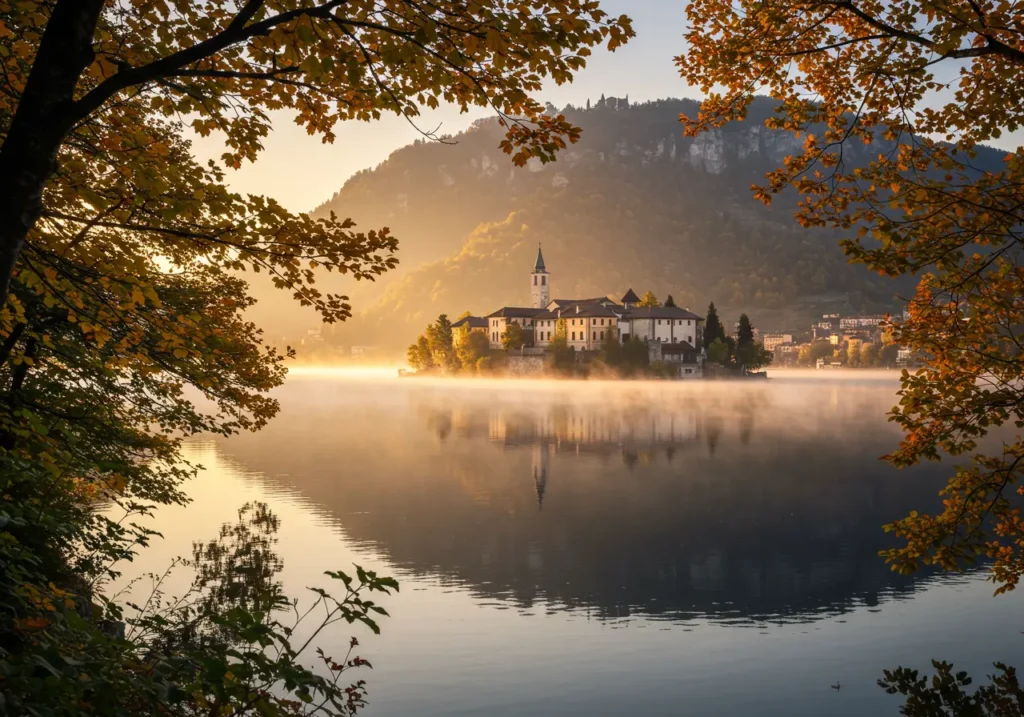 Isola San Giulio from the Eastern Shore