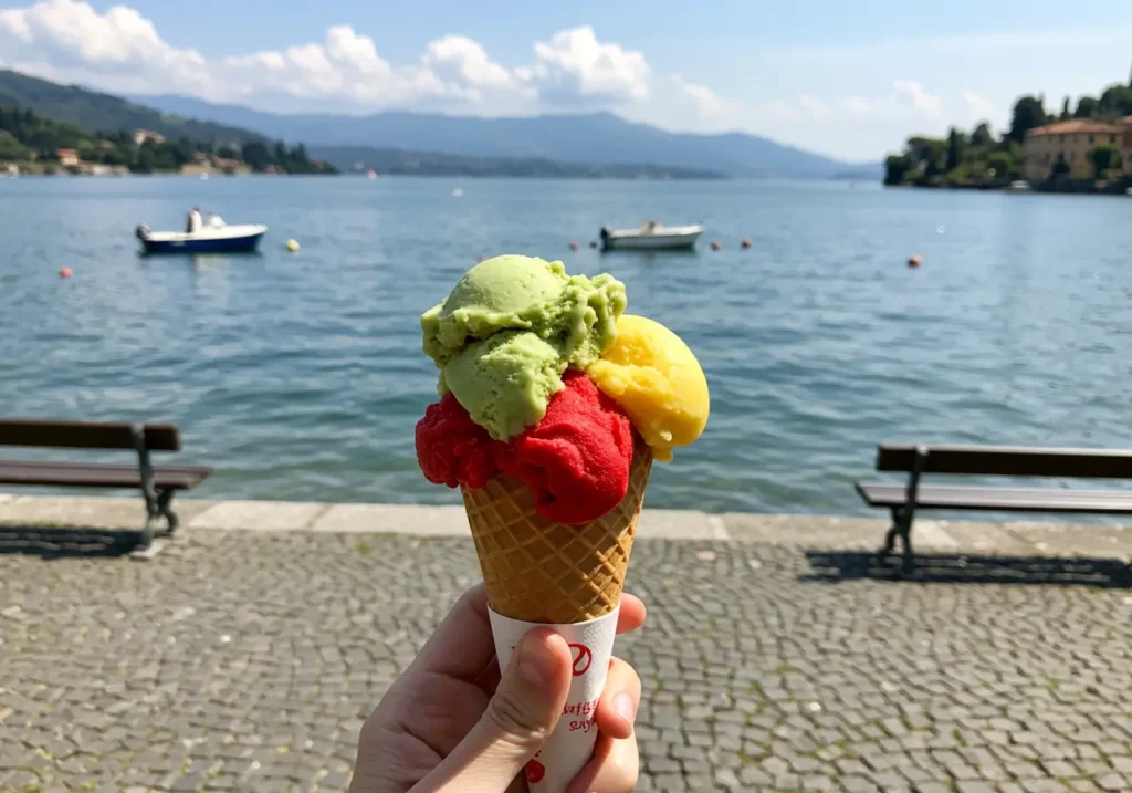 Enjoy Gelato With a View