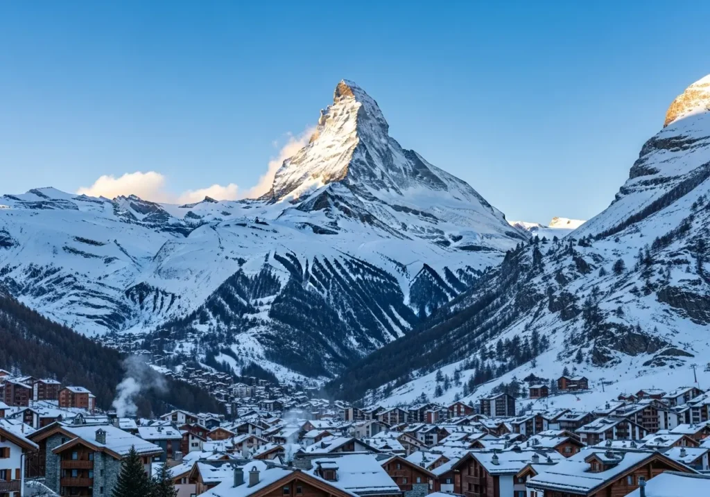 The Pyramid Peak Seen from Breuil-Cervinia
