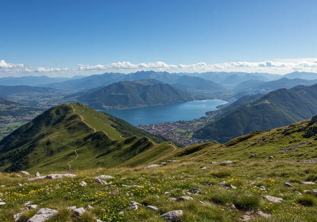 View from Mottarone Peak