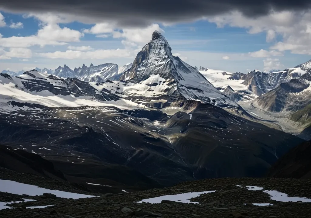 Panoramic View from the Theodul Pass