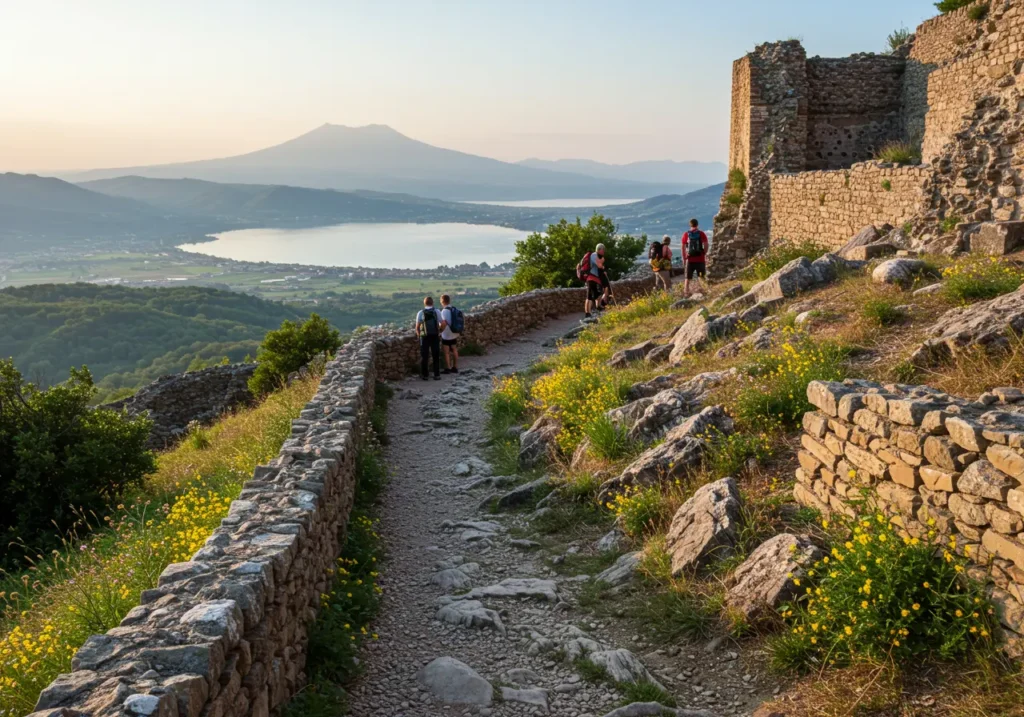 Hike to the Trevignano Fortress Ruins