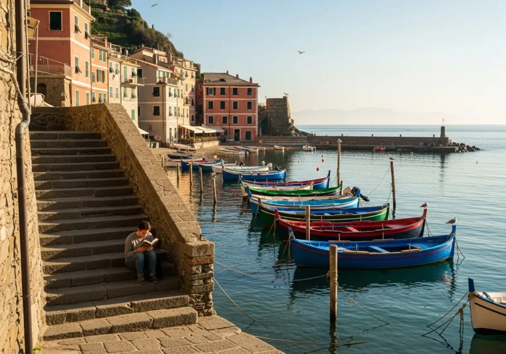 11. Read a Book on the Peaceful Harbor Steps