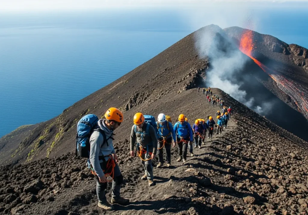 11. Climb to the Crater Rim During Daytime with an Experienced Guide