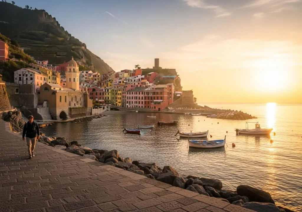 2. Enjoy a Relaxed Sunrise Walk Along the Tellaro Waterfront