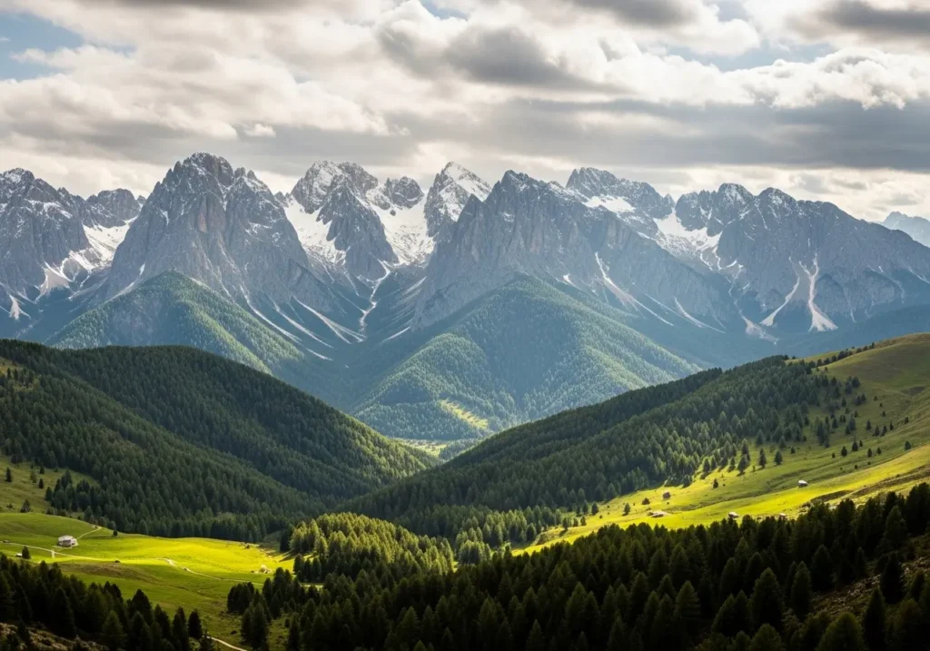 Majella Mountains in the Distance