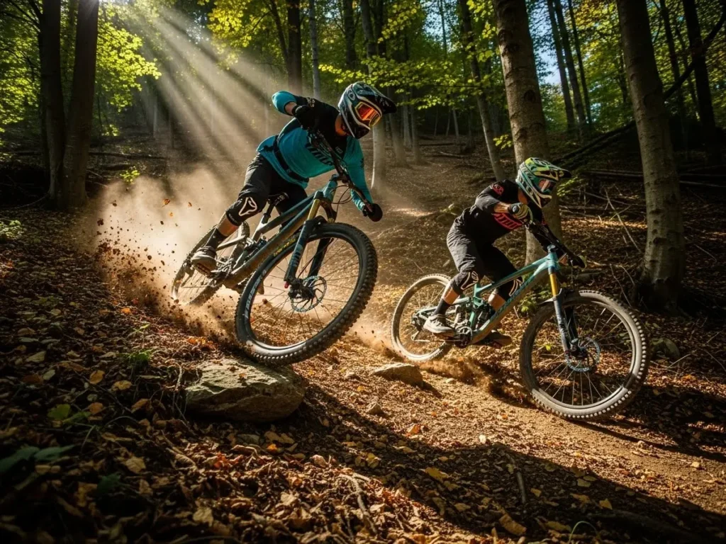 4. Mountain Biking Along Adventurous Downhill Tracks