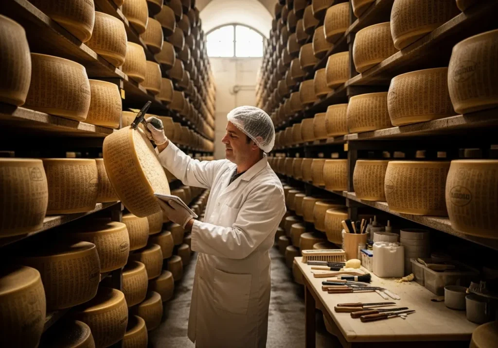 Taste Authentic Parmigiano Reggiano at a Local Dairy