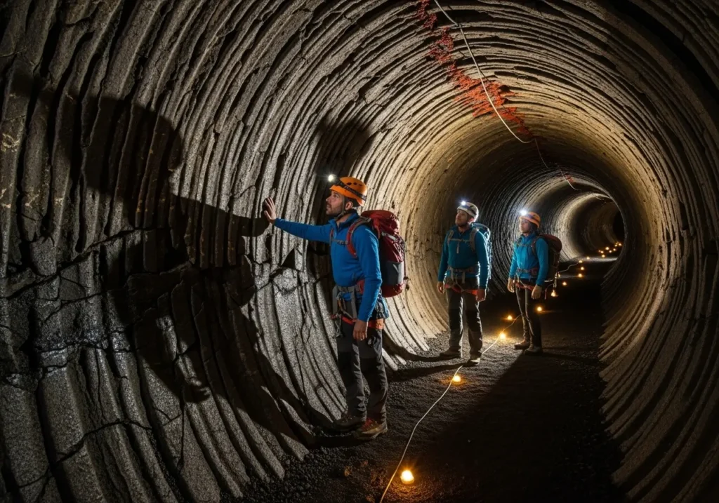 6. Lava Tube Exploration at Grotta dei Lamponi