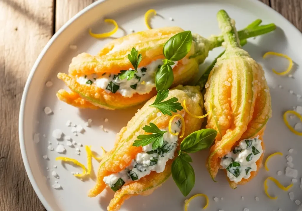 Stuffed Zucchini Flowers