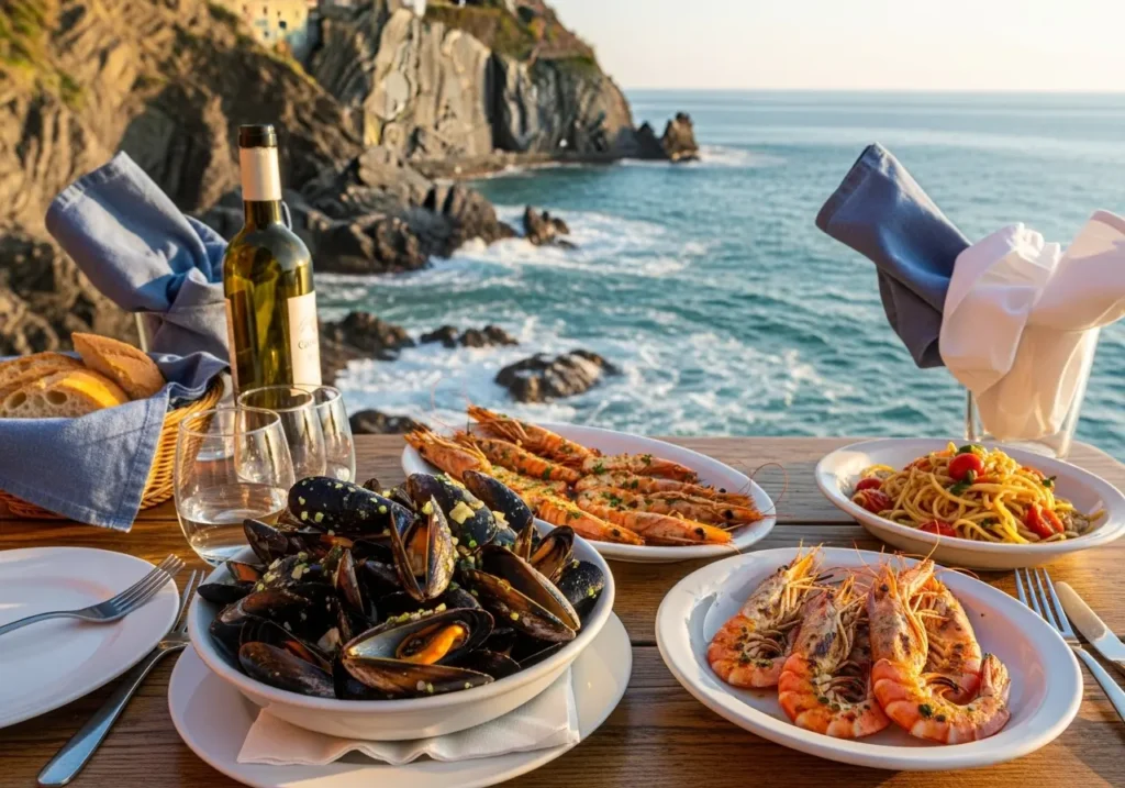 8. Savor a Long Seafood Lunch at a Cliffside Trattoria