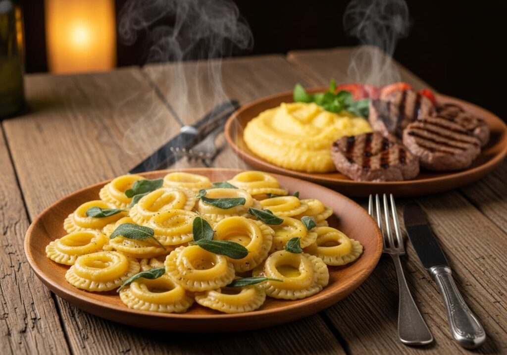 9. Try Casoncelli and Polenta